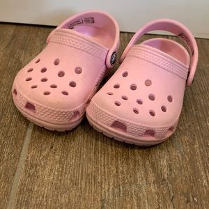 Kids Crocs Littles Clog in Ballerina Pink